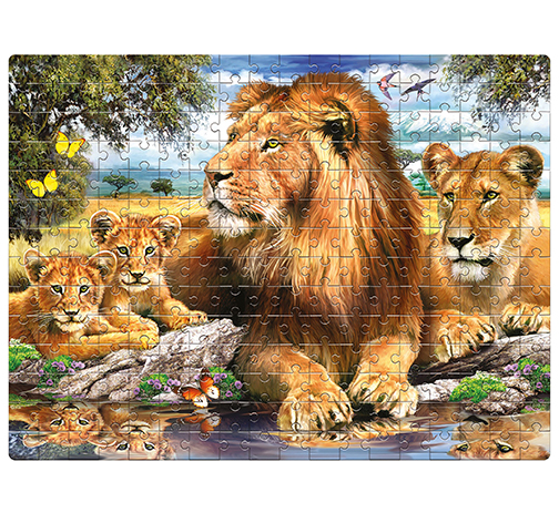 Lion Family 250 Pieces